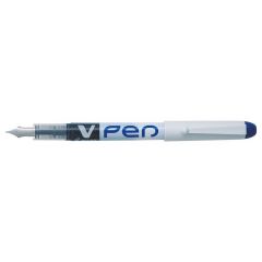 Stylo plume jetable - Bleu PILOT V-Pen Visuel