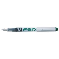 Stylo plume jetable - Vert PILOT V-Pen 
