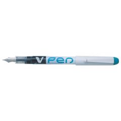 Stylo plume jetable - Bleu Canard : PILOT V-Pen Visuel