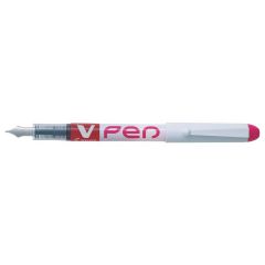 Stylo plume jetable - Rose : PILOT V-Pen Visuel