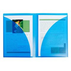 3962E EXACOMPTA : Chemise souple de présentation - Bleu ouvert