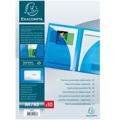 3967E EXACOMPTA : Chemise souple de présentation - Cristal