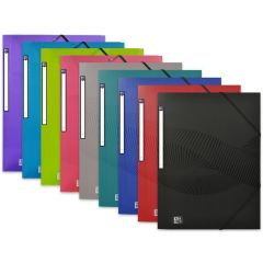 Chemise A4 à élastiques en PP - Assortiment : OXFORD Osmose Image