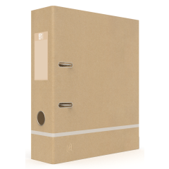 Photo Classeur à levier - Dos 80 mm - Beige OXFORD Touareg