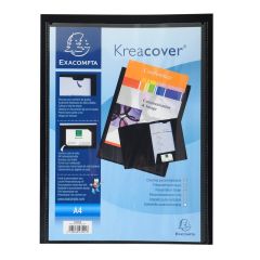 43501E EXACOMPTA Kreacover : Chemise personnalisable - Noir