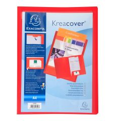 43503E EXACOMPTA Kreacover : Chemise personnalisable - Rouge