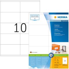 Étiquettes adhésives 105 x 57 mm Blanc HERMA Premium Lot de 1000