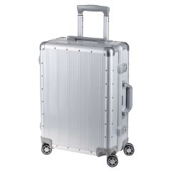 Valise de voyage  4 roulettes - Aluminium - Argent Mat : ALUMAXX Photo