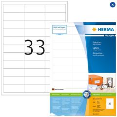 Étiquettes adhésives blanches - Multi-usages 4613  Herma 
