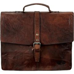 Cartable à bandoulière en cuir - JAYDEN Marron PRIDE et SOUL 47183 image