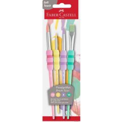 Kit de 4 pinceaux n° 2, 6, 10 et 12 : FABER-CASTELL image