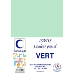 Sous-Chemise pour dossier A4 - Vert ELVE Isatis