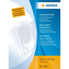 HERMA : Etui de protection pour document 102 x 137 mm 5021