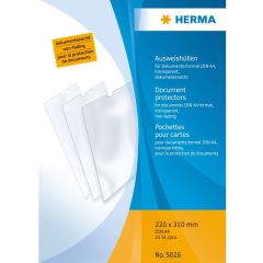 Etui de protection pour document A4 - 220 x 310 mm HERMA image