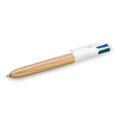 Stylo 4 couleurs à bille rétractable BIC Wood Style photo