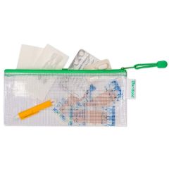 Image Sac à fermeture éclair - 230 x 115 mm - Vert TARIFOLD