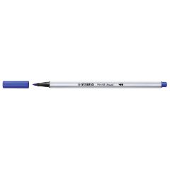 Photo STABILO : Stylo-feutre Pen 68 Brush - Bleu Outremer