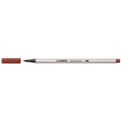 Photo STABILO : Stylo-feutre Pen 68 Brush - Brun