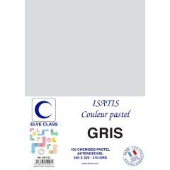 Chemise pour dossier A4 - 210 g - Gris ELVE Isatis Lot de 102