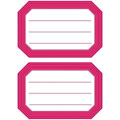 Etiquettes pour livres avec marge - 82 x 55 mm - Rouge HERMA Image