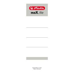 Etiquettes pour dos de classeur - 60 x 190 mm - Blanc HERLITZ 5966106