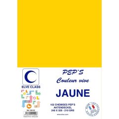 Chemise pour dossier A4 - Jaune ELVE Pep's Lot de 102