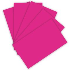 Carton de Bricolage 500 x 700 mm - Rose vif - 300 g/m² : FOLIA Visuel