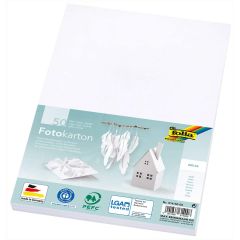 Carton de Bricolage A4 - Blanc - 300 g/m² : FOLIA Lot de 50 Visuel