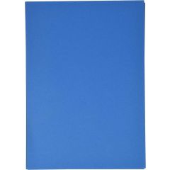 Carton de Bricolage A4 - Bleu moyen - 300 g/m² : FOLIA Lot de 50 Visuel