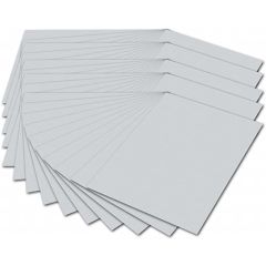 Carton de Bricolage A4 - Gris clair - 300 g/m² : FOLIA Lot de 50 Visuel