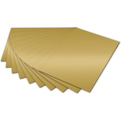 Carton de Bricolage 500 x 700 mm - Or brillant - 300 g/m² : FOLIA Visuel