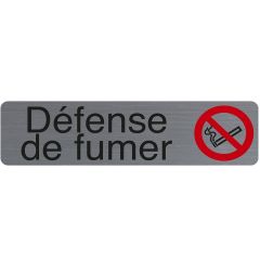 Plaque adhésive de signalisation - Défense de fumer : EXACOMPTA image
