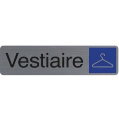 Plaque adhésive de signalisation - Vestiaire : EXACOMPTA image