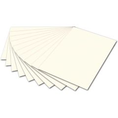 Carton de Bricolage 700 x 1000 mm - Blanc Perle - 300 g/m² FOLIA Lot de 10