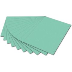Carton de Bricolage 700 x 1000 mm - Vert Menthe - 300 g/m² FOLIA Lot de 10