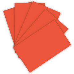 Carton de Bricolage 700 x 1000 mm - Orange - 300 g/m² FOLIA Lot de 10