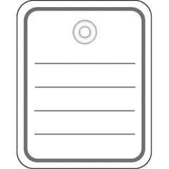 Etiquettes de prix à trou - 48 x 65 mm - Blanc HERMA Lot de 1000 