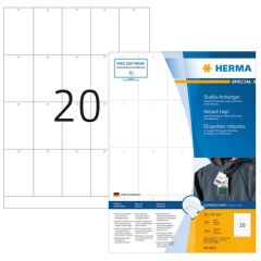 Étiquettes perforées à suspendre pour Signalétique et Prix 70 x 42 mm - Blanc HERMA Lot de 2000