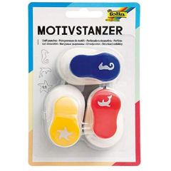 Perforateurs Poisson, Etoile de Mer et Hippocampe FOLIA Lot de 3 image