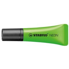 Photo Surligneur à pointe biseautée vert : STABILO Néon 72/33