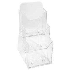 EXACOMPTA 73158D : Porte-documents de table - A6 vertical simple - Cristal