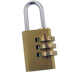 Cadenas en laiton Code 3 chiffres - 30 mm PAVO