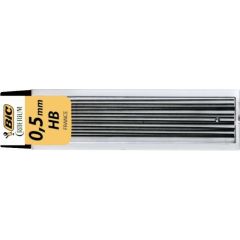 Lot de 12 Mines de rechange pour Porte-Mines 0,7 mm - HB : BIC Modèle