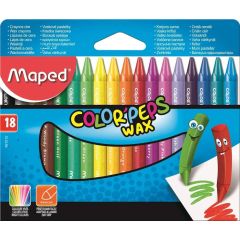 MAPED :  Lot de 18 craies à la cire - 861012
