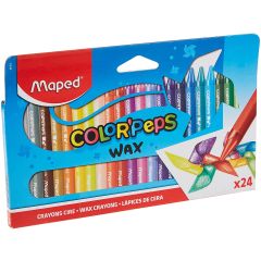 MAPED :  Lot de 24 craies à la cire - 861013