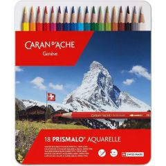 Étui de 18 Crayons de couleurs Prismalo - Assortiment : CARAN D'ACHE Modèle
