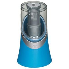 Taille-crayons électrique - 1 trou - Bleu WESTCOTT iPoint Evolution
