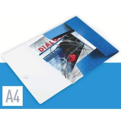 Photo Chemise à élastique A4 - 150 feuilles - Bleu LEITZ WOW