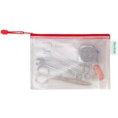 Photo Sac à fermeture éclair A5 - 235 x 165 mm - Rouge TARIFOLD