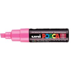 Marqueur peinture Posca PC 8K - Pointe biseautée de 8 mm - Rose Image